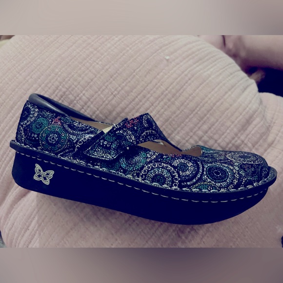 ALEGRIA 🦋Dayna Blue Spiro Mary Jane Size 39 - Picture 9 of 9